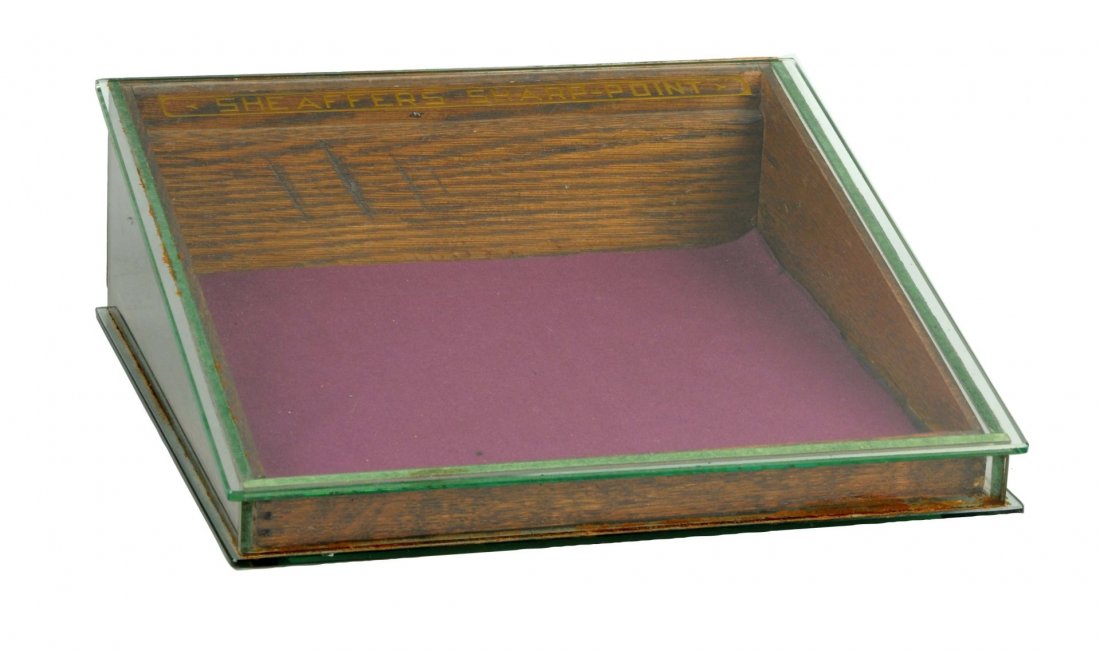 Sheaffer's Pen Counter Display Case. (1 of 3)