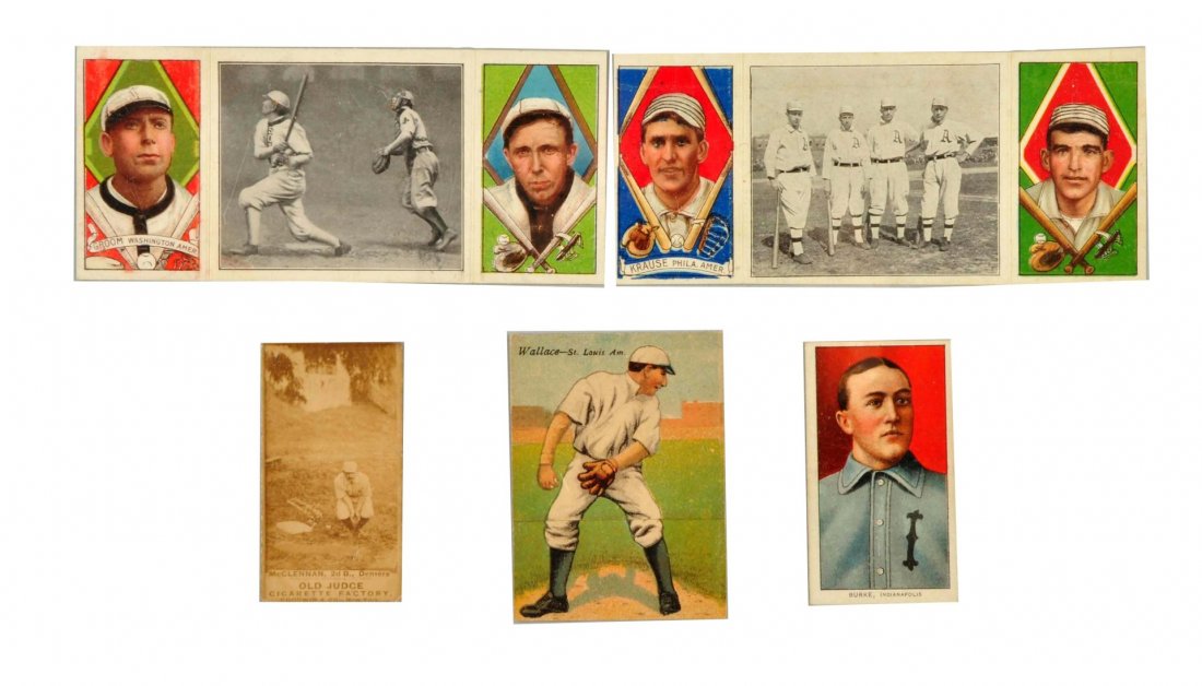 Lot of 5: Early American Made Baseball Cards. (1 of 6)