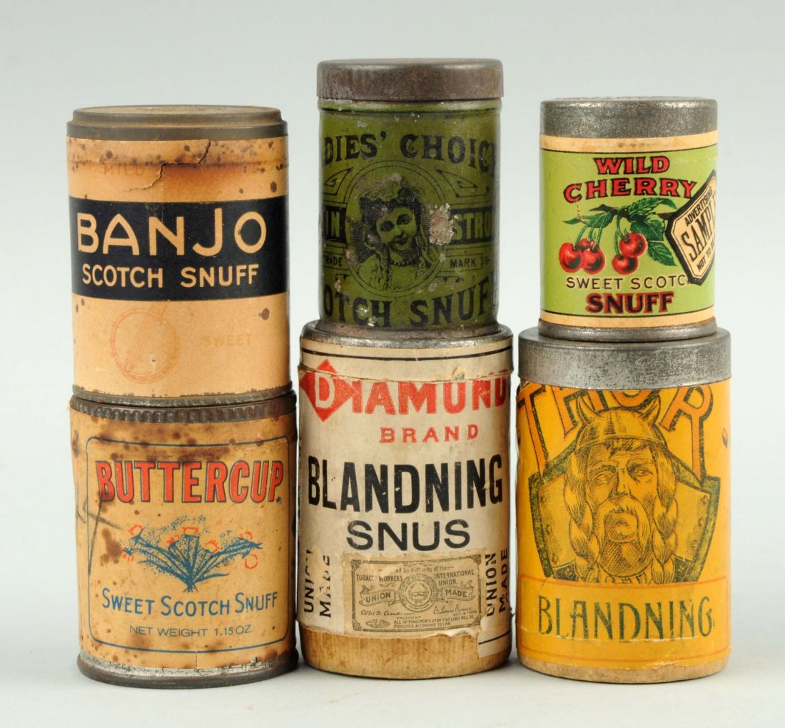 Lot Of 6: Snuff Tins. (1 of 1)