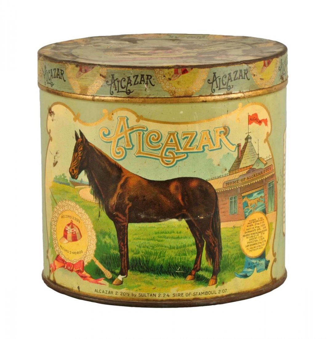Scarce Alcazar Cigar Tin. (1 of 6)