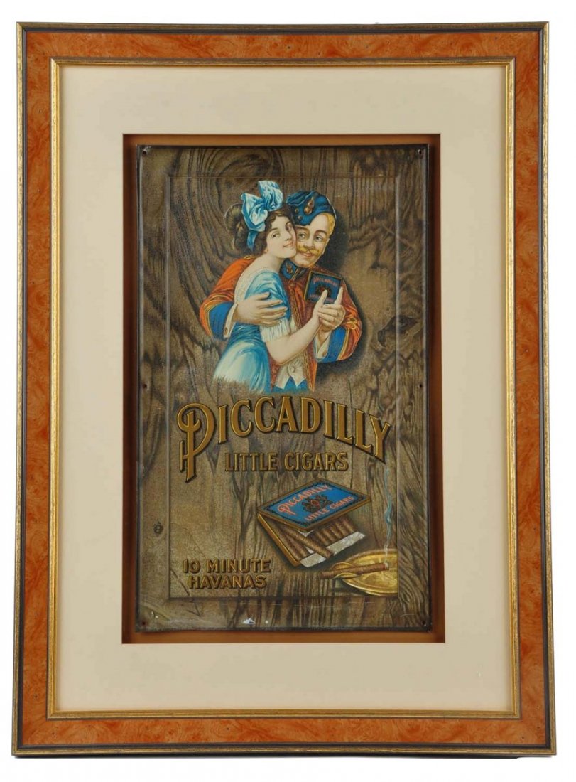 Piccadilly Little Cigar Advertising Sign. (1 of 1)