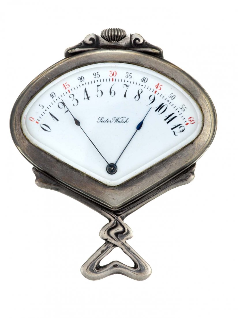Sector Silver Pocket Watch. (1 of 8)