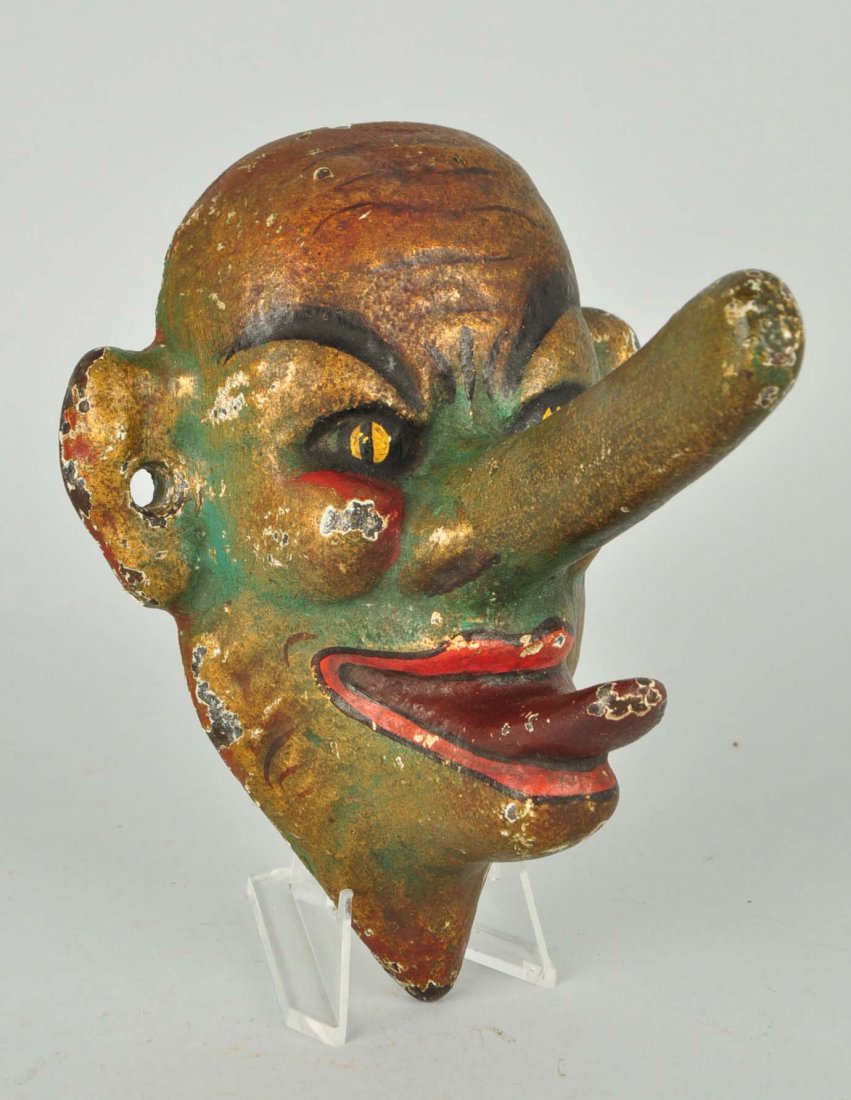 Cast Iron Whimsical Man Figural Coat Hat Rack. (1 of 2)