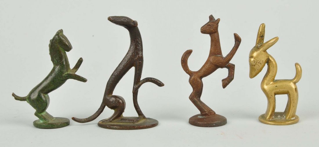 Lot of 4: Cast Bronze & Brass Assorted Deco (1 of 1)