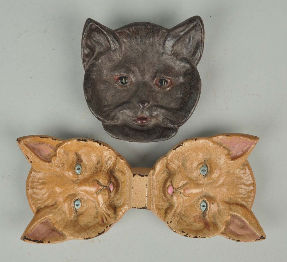 Lot of 2: Cast Iron Assorted Tip Trays. (1 of 1)