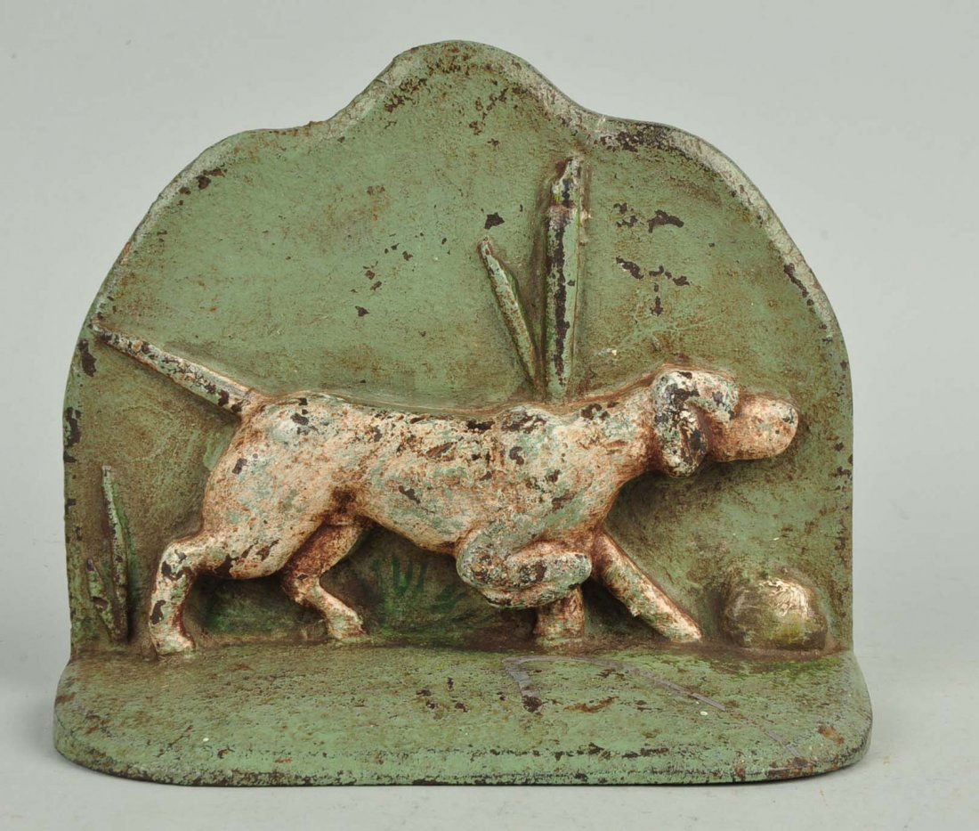 Cast Iron Pointer Dog Doorstop. (1 of 1)