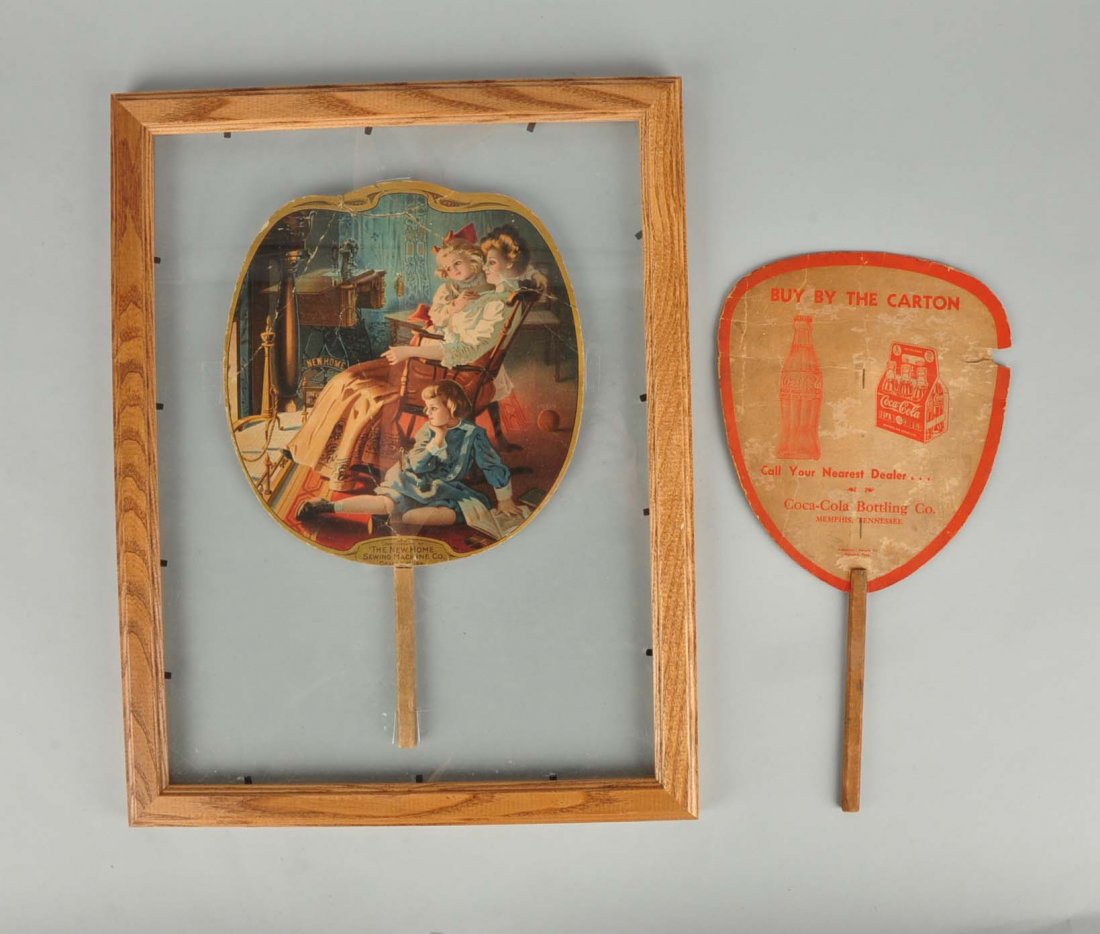 Lot of 2: Coca-Cola Hand Fans. (1 of 1)