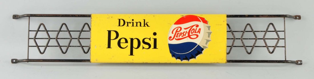 Yellow Drink Pepsi Sign. (1 of 2)