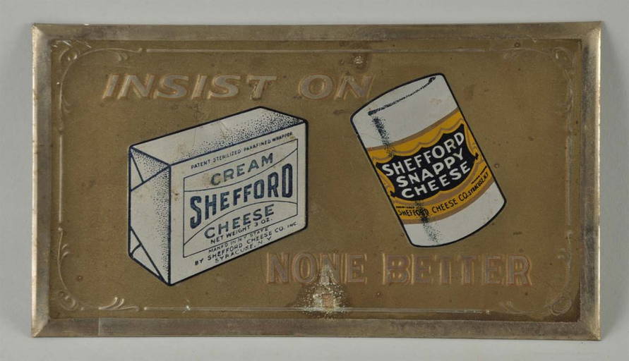 Shefford Cheese Tin Sign.