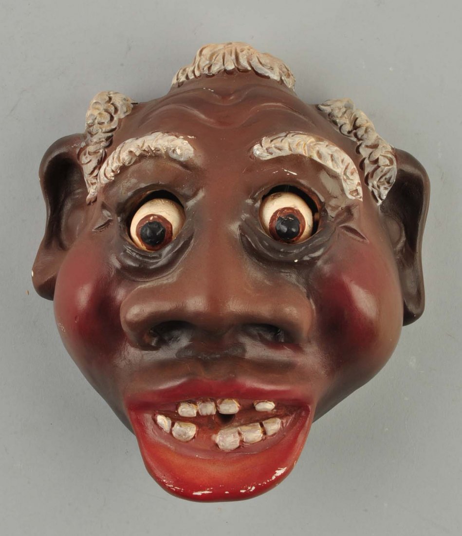 Black Americana Chalkware String Holder. (1 of 1)