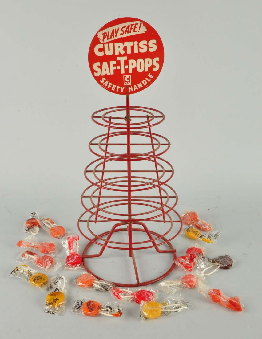 Curtiss Saf-T-Pops Candy Display. (1 of 1)