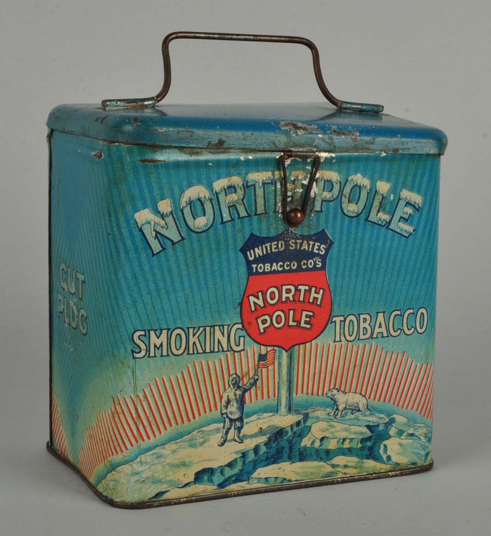 North Pole Tobacco Tin. (1 of 2)