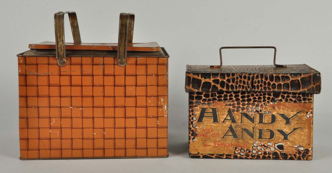Lot of 2: Lorillard’s & Handy Andy Tobacco Tins. (1 of 1)
