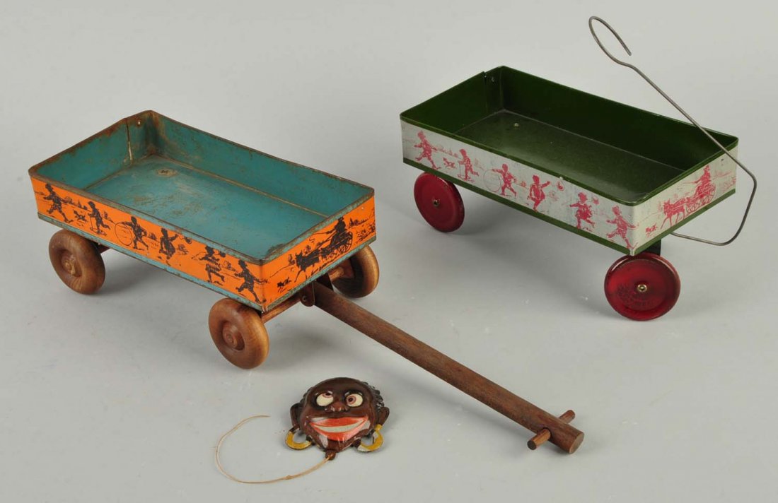 Lot Of 2: Tin Wagons. (1 of 1)