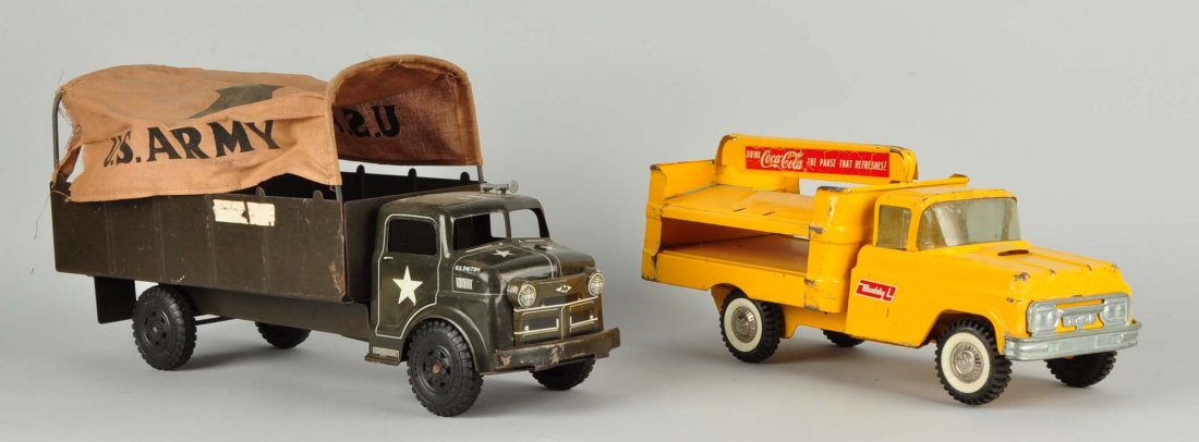 Lot Of 2: Pressed Steel Buddy L & Marx Trucks. (1 of 1)