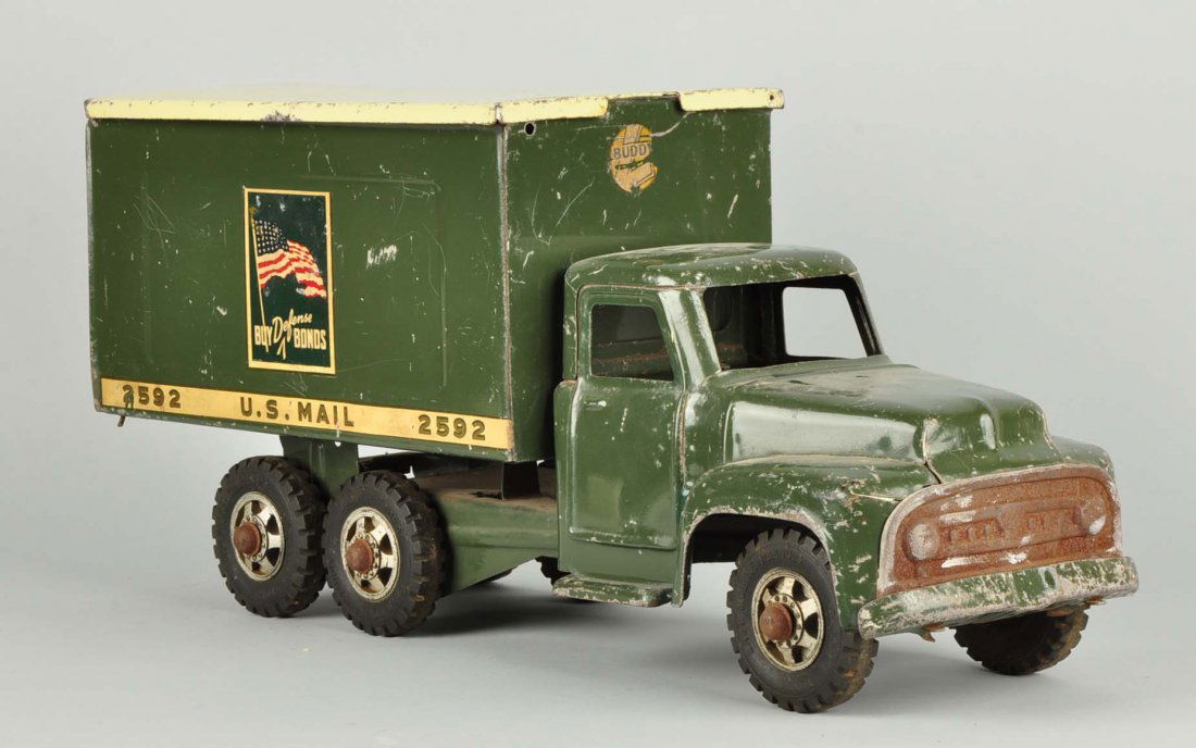 Pressed Steel Buddy L US Mail 2592 Truck. (1 of 2)