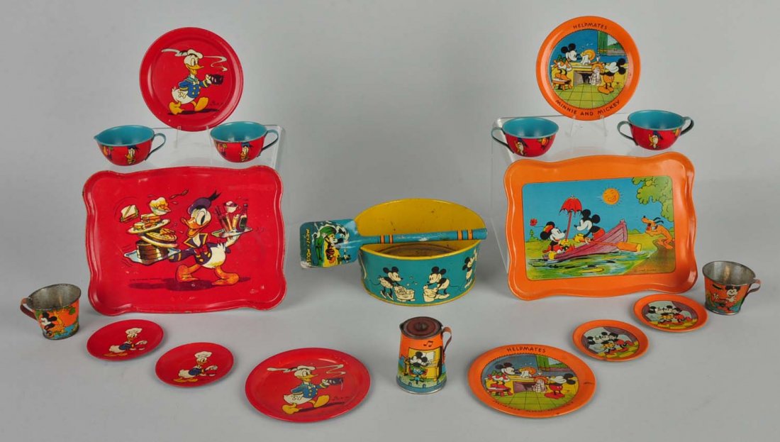 Mickey Mouse Tea Sets & Child's Tub. (1 of 1)
