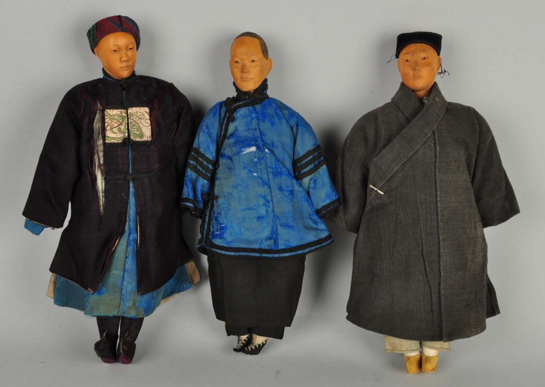 Lot Of 3: Antique Door of Hope Dolls. (1 of 2)