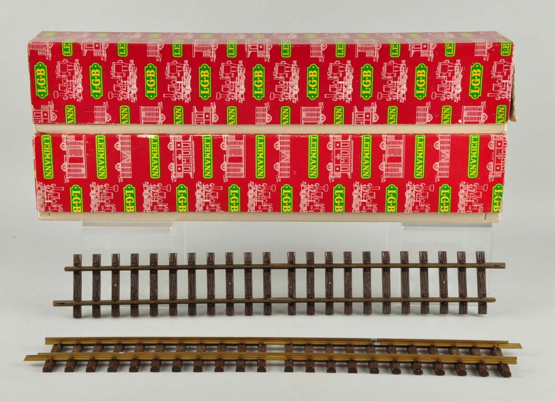 Lot Of 2 : LGB No. 1060 Straight Track.: Like new in the original box. 12 pieces per box.