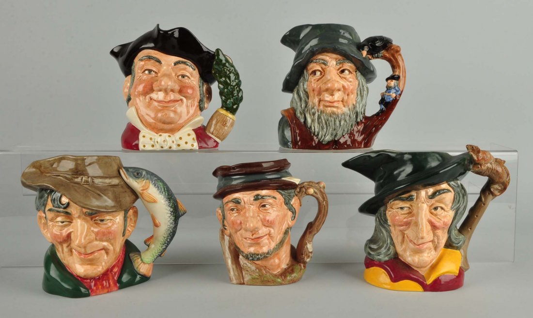 Lot of 5: Toby Mugs. (1 of 1)