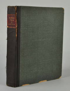 Robert Field By Harry Piers.: This lot is of the text Robert Field but Harry Piers. This text was published in New York. The outside cover of the text is green with a black spine and red label with gold lettering. The corners of t