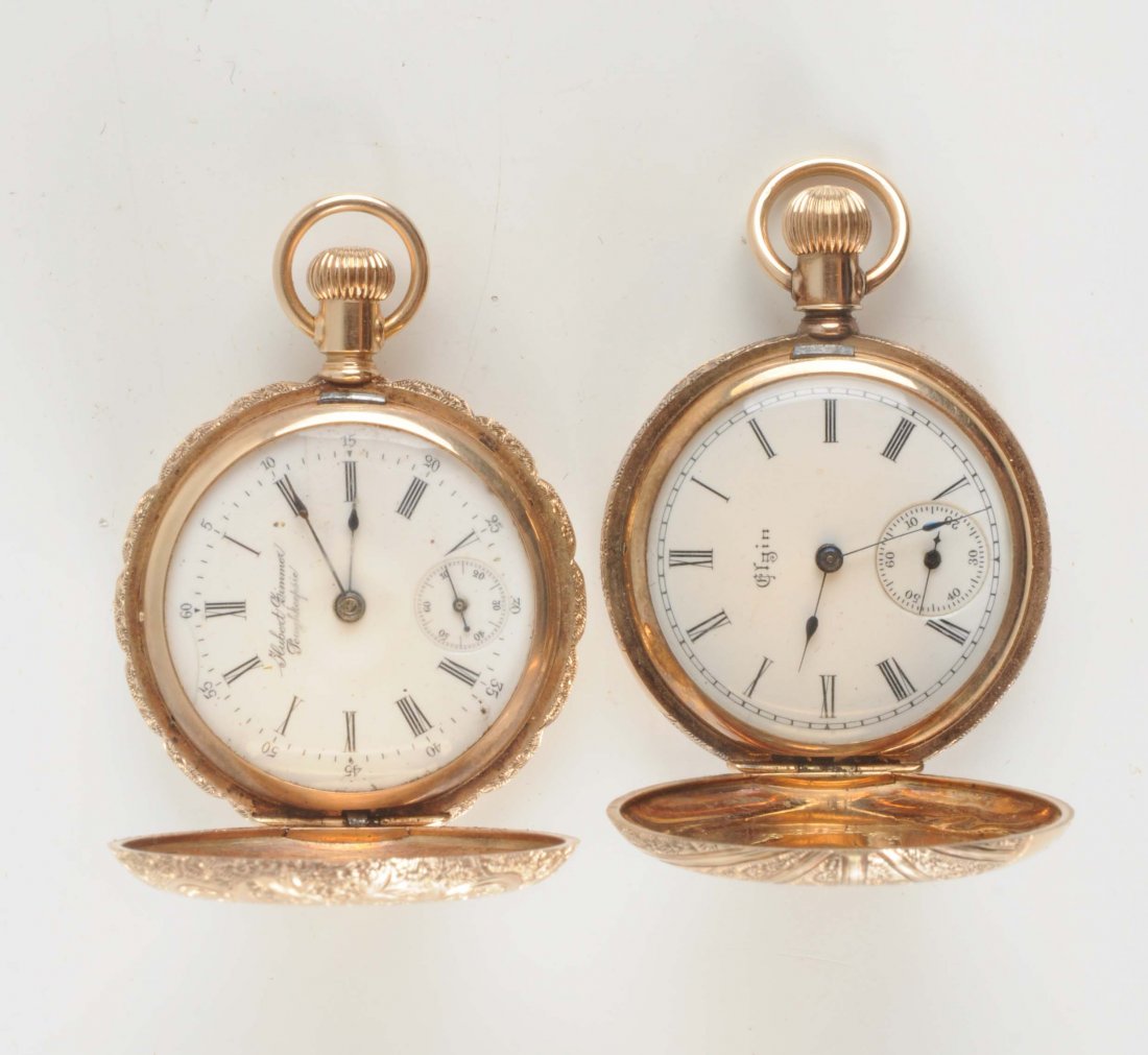 Lot of 2: Gold Pocket Watches. (1 of 3)