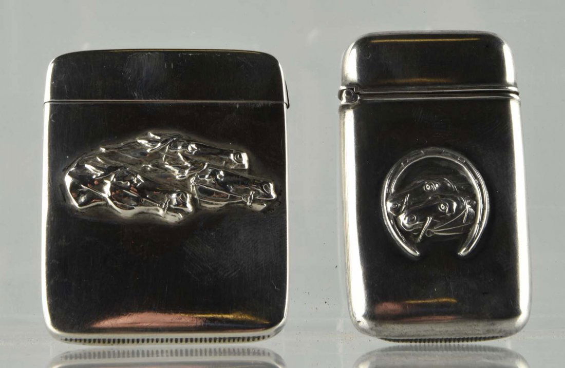 Lot of 2: Sterling Silver Match Safes. (1 of 1)