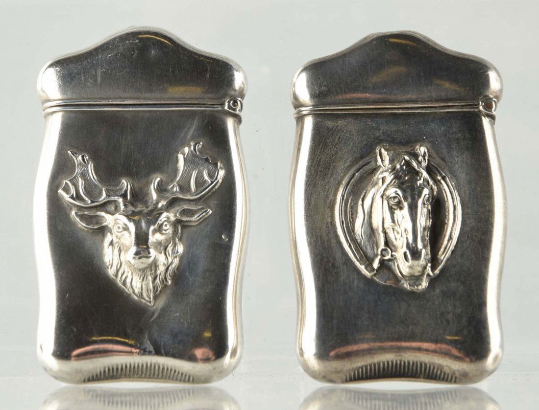 Lot of 2: Sterling Silver Match Safes. (1 of 1)