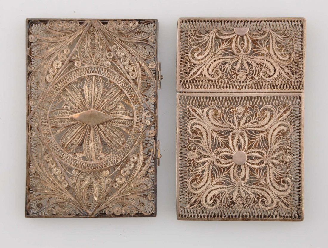 Lot Of 2: Vintage Calling Card Cases. (1 of 2)