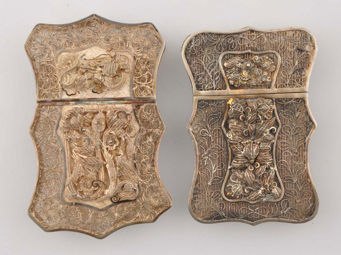 Lot Of 2: Vintage Calling Card Cases. (1 of 3)