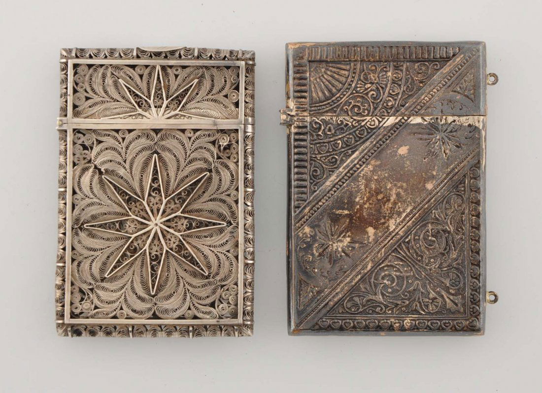 Lot Of 2: Vintage Calling Card Cases. (1 of 2)