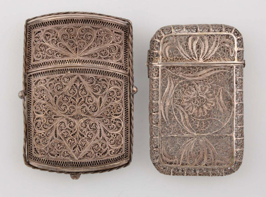 Lot Of 2: Vintage Calling Card Cases. (1 of 2)