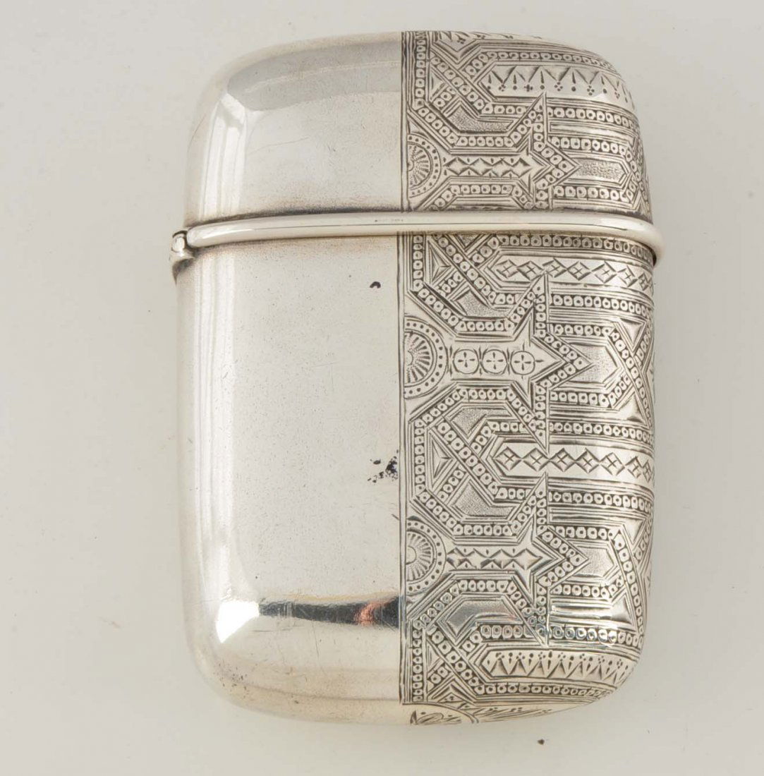 Tiffany Sterling Silver Cigarette Case. (1 of 2)