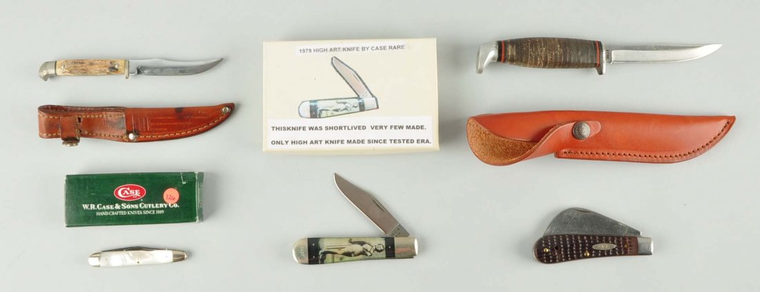 Lot Of 5: Assorted Case & Sons Cutlery  Knives (1 of 1)