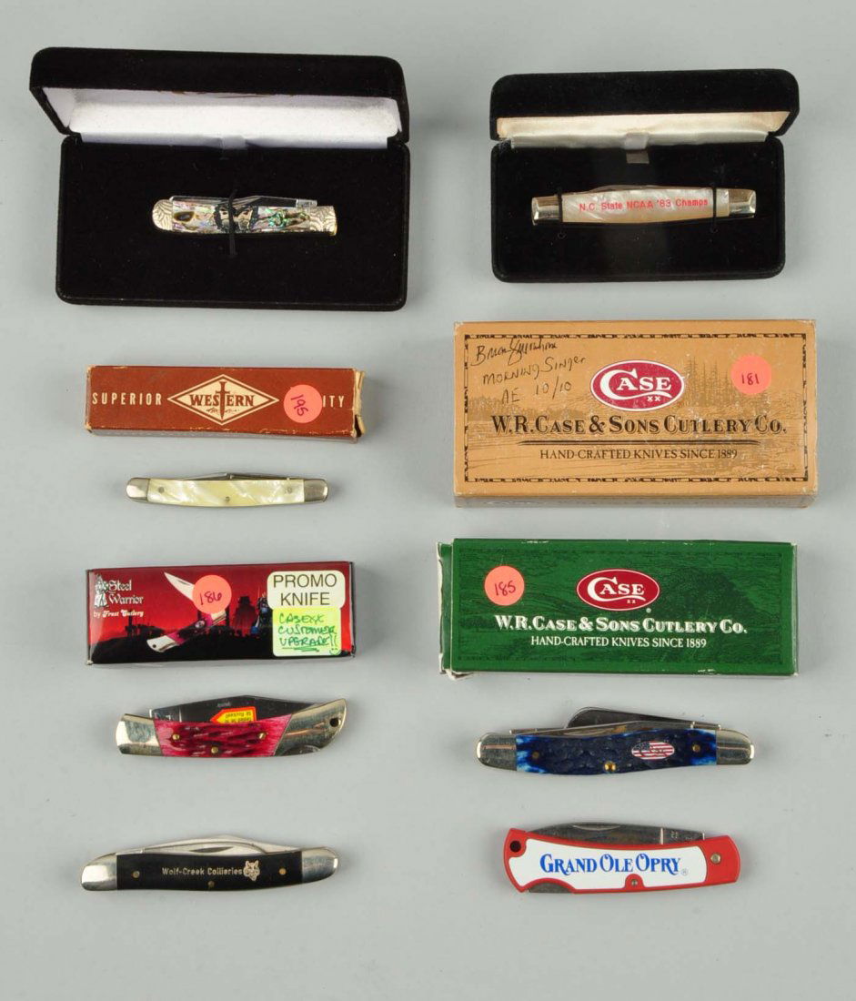 Lot Of 7: Assorted Pocket Knives. (1 of 1)