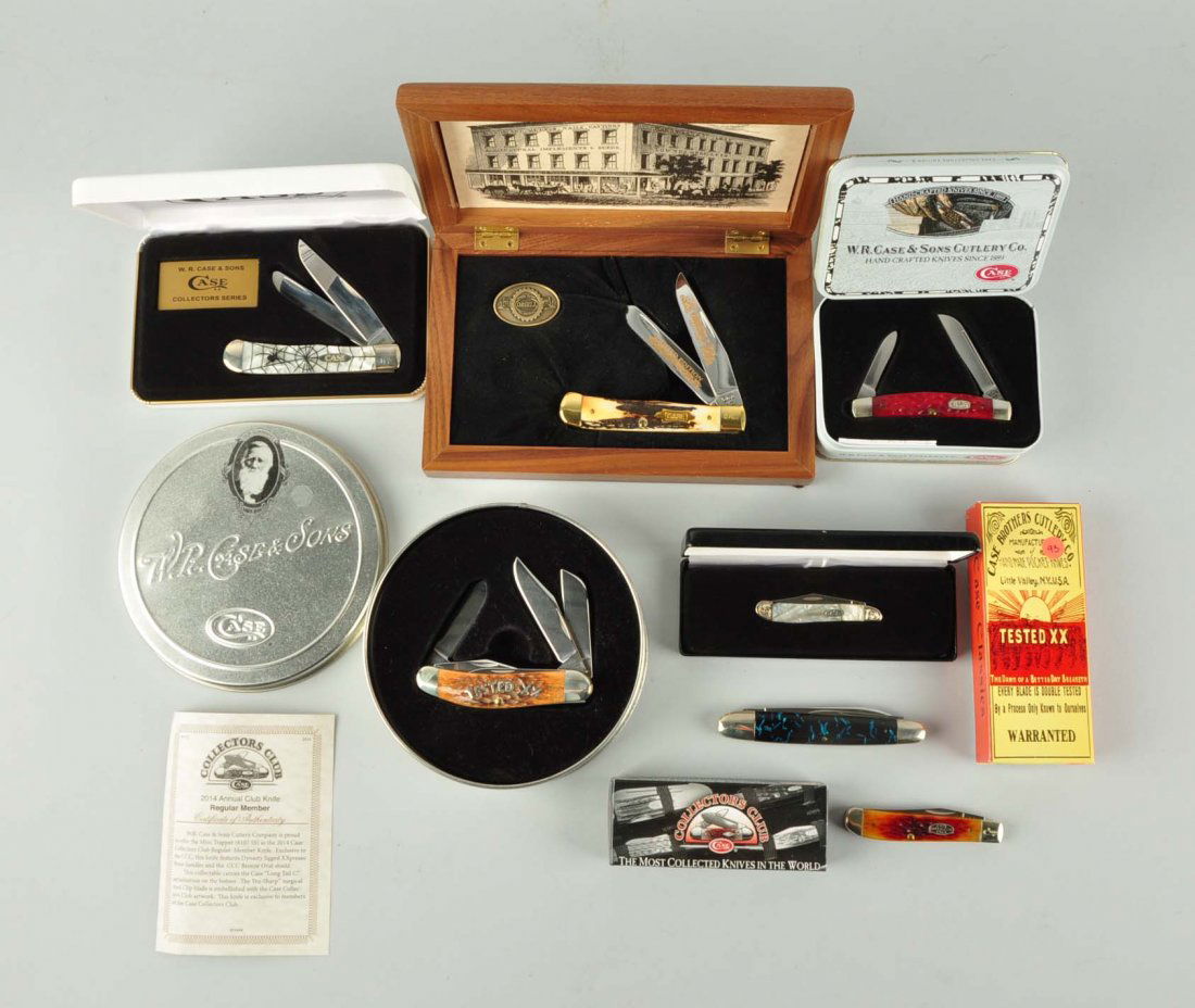 Lot Of 7: Case Folding Knives. (1 of 1)