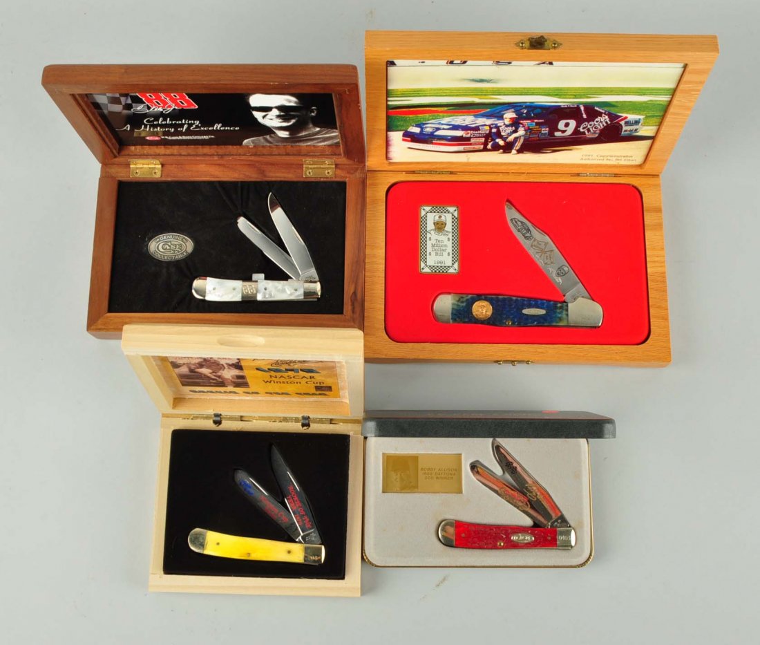 Lot Of 4: Racing Theme Commemorative Knives. (1 of 1)