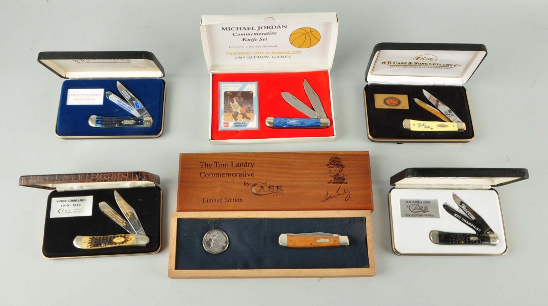 Lot Of 6: Case & Sons Collectible Knives. (1 of 1)