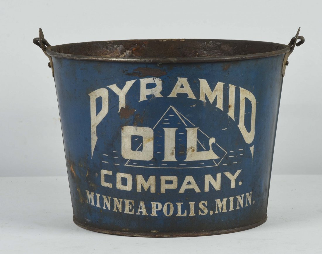 Pyramid Oil Ten Pound Grease Bucket. (1 of 2)