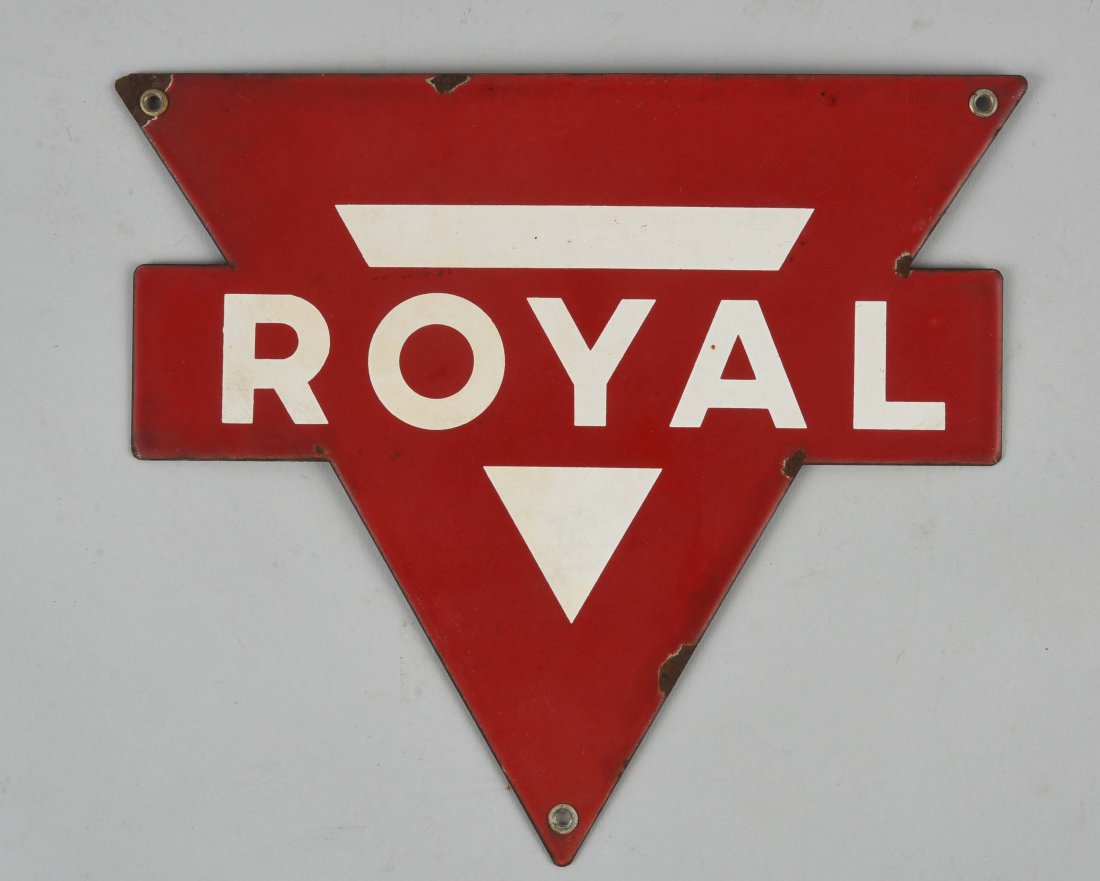 Royal (Conoco) Porcelain Diecut Sign. (1 of 1)