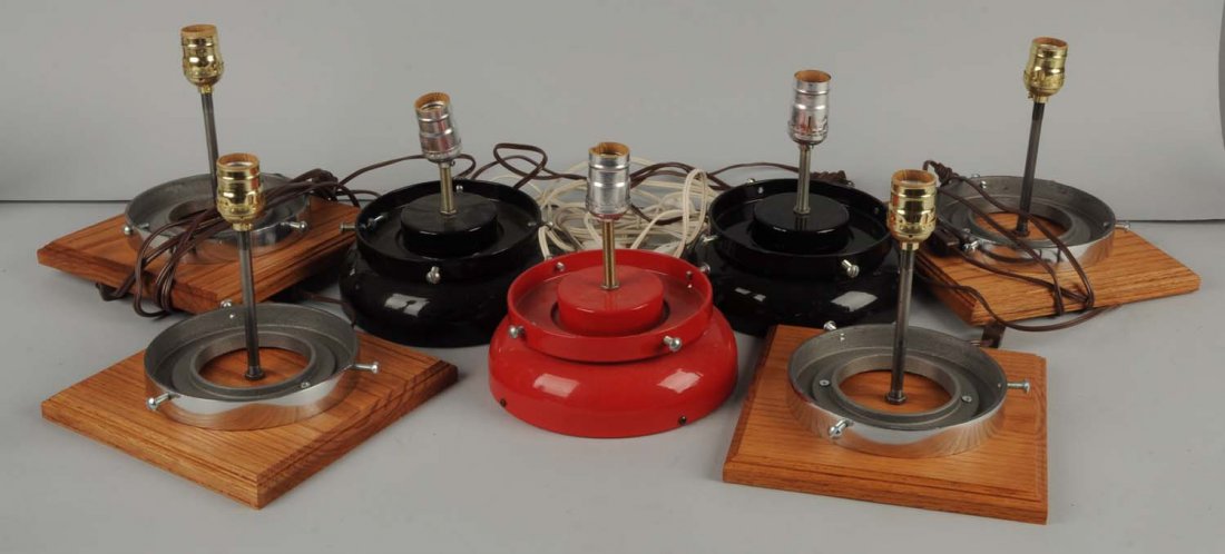 Lot of 7:  Lighted Globe Holder. (1 of 1)