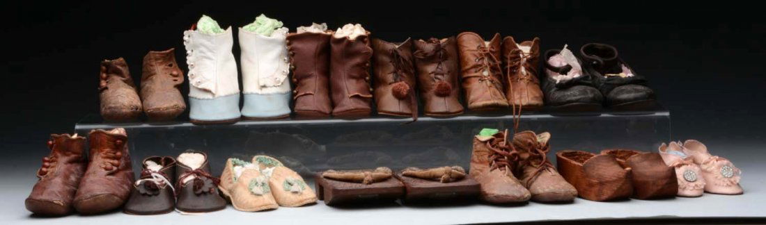 Lot of Child & Doll Shoes. (1 of 1)