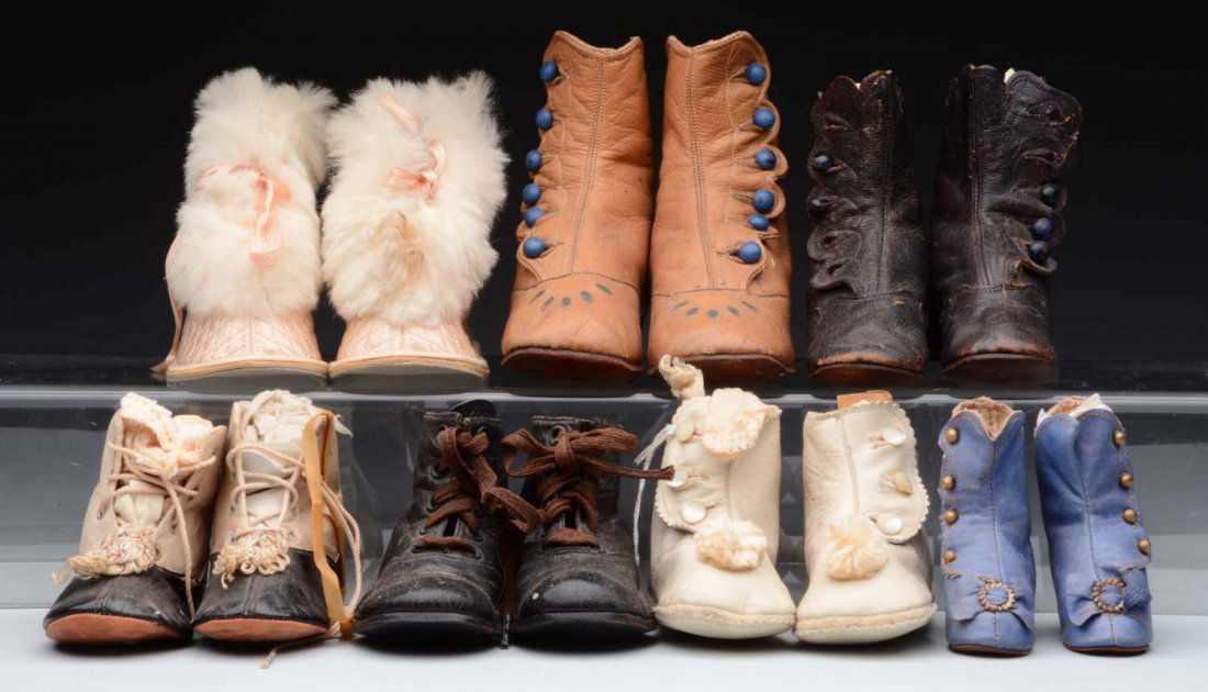 Lot of Child & Doll Shoes. (1 of 1)