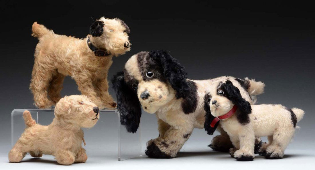 Lot of 4: Stuffed Dog Toys. (1 of 1)