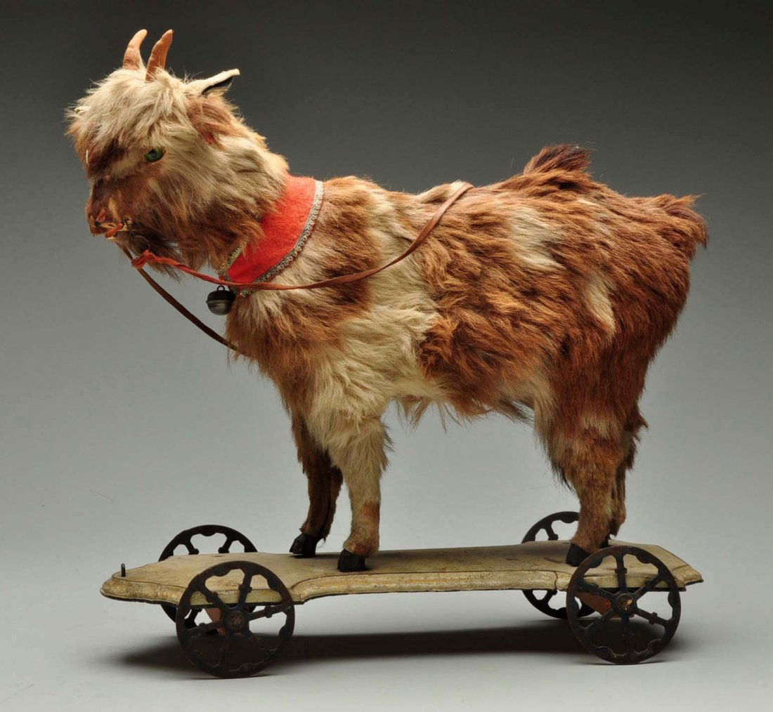 Vintage Goat Pull Toy. (1 of 3)