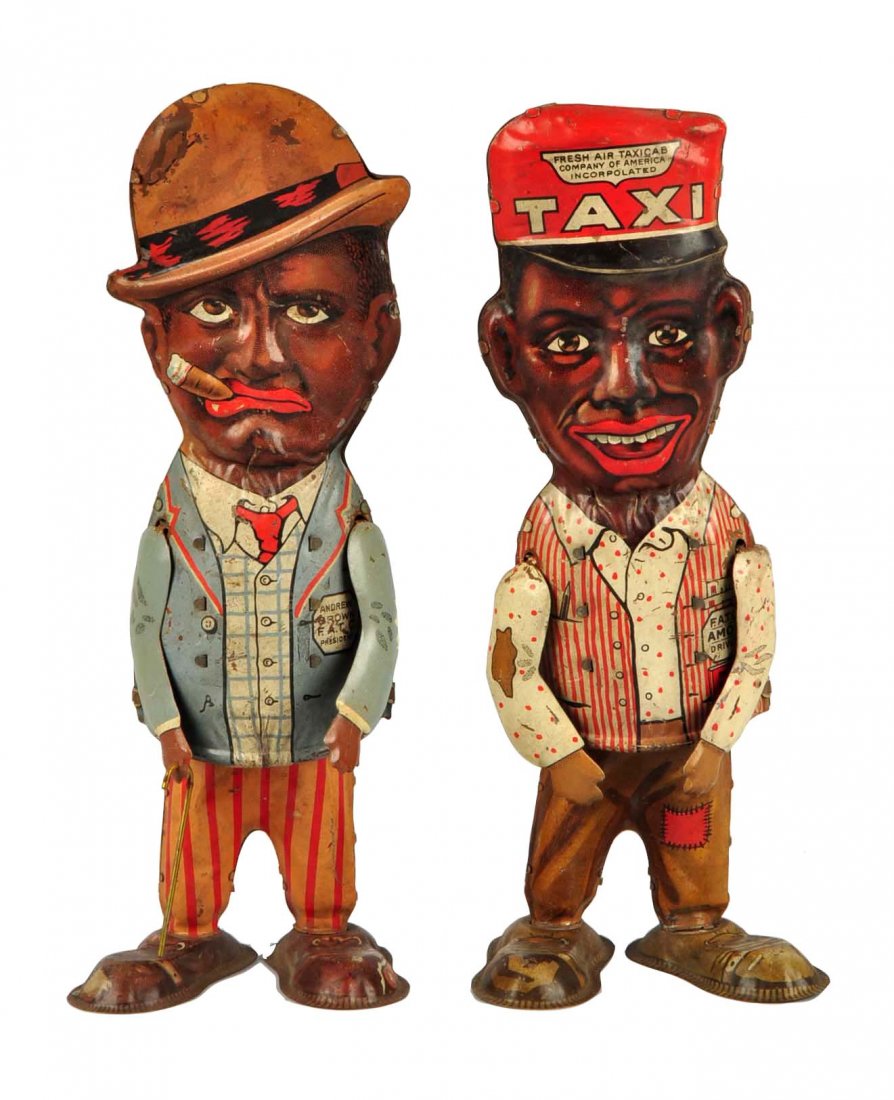 Lot Of 2: Marx Amos N Andy Tin Litho Wind-Up Toys. (1 of 4)