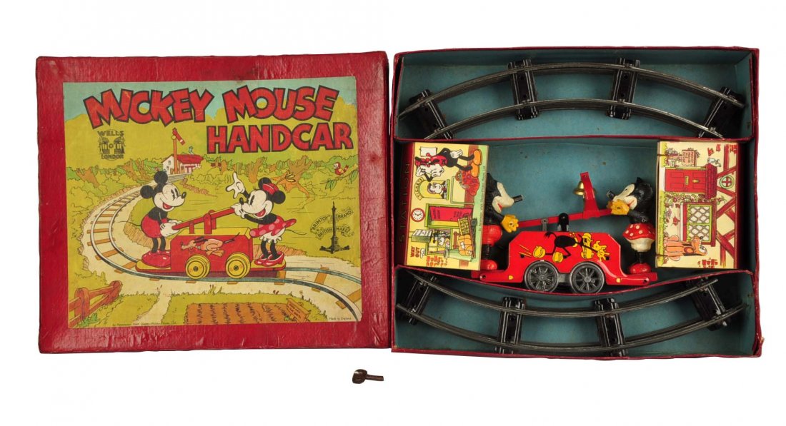 Disney English Mickey & Minnie Mouse Hand Car Toy. (1 of 5)