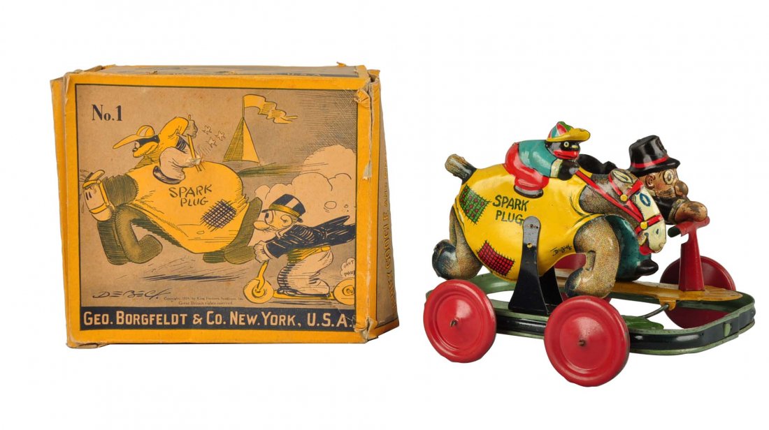 German Nifty Barney Google & Spark Plug Toy. (1 of 10)