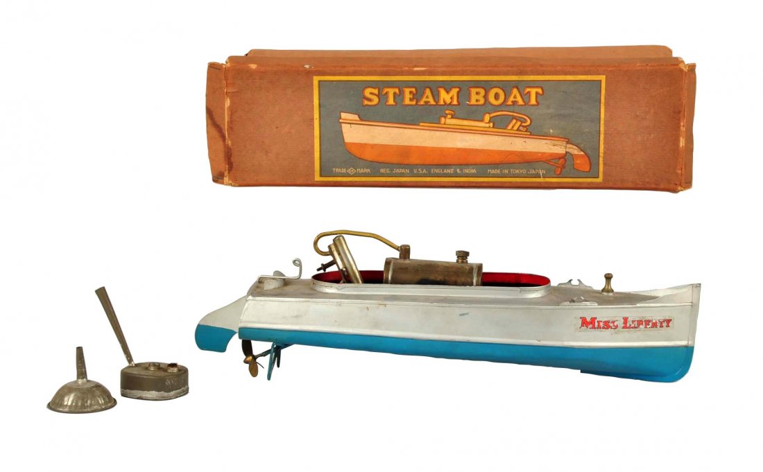 Pre War Japanese Miss Liberty Steam Boat. (1 of 2)