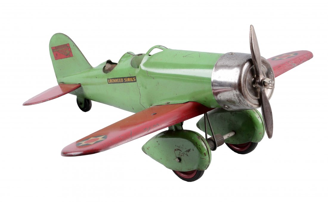 Pressed Steel Kingsbury Lockheed Sirius Airplane. (1 of 2)